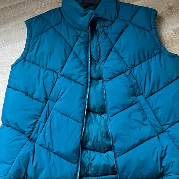 GREEN ZIP UP VEST NORDSTROM - Picture 1 of 10